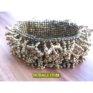 Multi Wrapted Stretch Bracelets Beads 25 Pieces